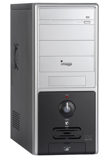 Obudowa ModeCom Image czarno - srebrna - 350W