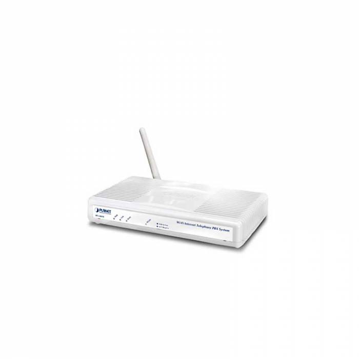 Centralka Telefoniczna PLANET (IPX-300W) Centralka Tel IP SIP / 30 użyt. / 10 równ. rozmów / Router / WiFi /