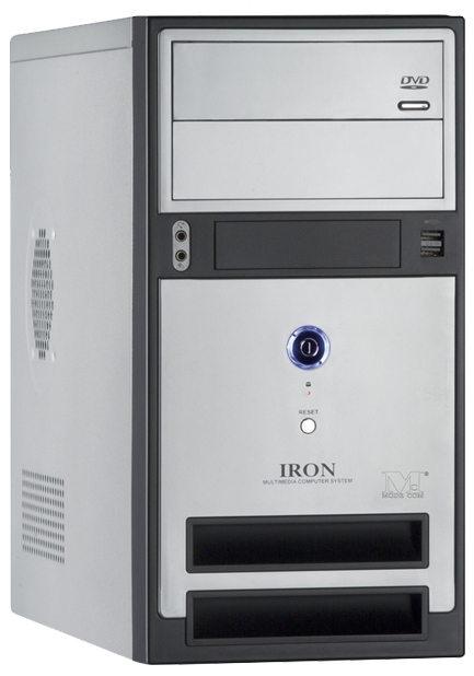 Obudowa ModeCom Iron MINI- srebrno-czarna - 400W