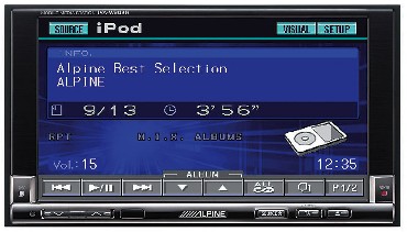 Radioodtwarzacz DVD z monitorem Alpine IVA-W205R