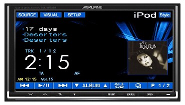 Radioodtwarzacz DVD z monitorem Alpine IVA-W502R