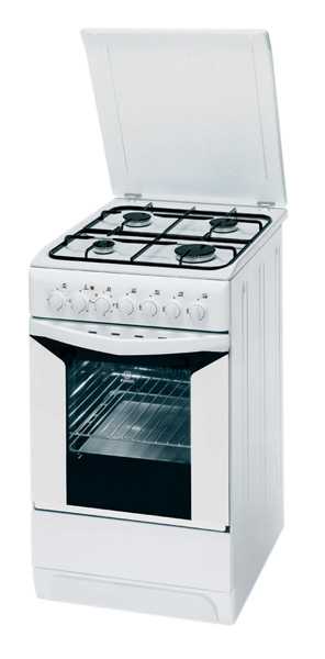 Kuchnia gazowo elektryczna Indesit K3G51 (W)