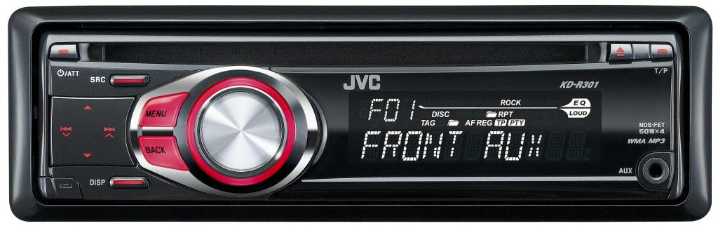 Radio samochodowe z CD JVC KD-R301
