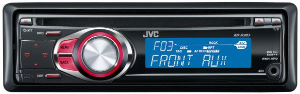 Radio samochodowe z CD JVC KD-R303
