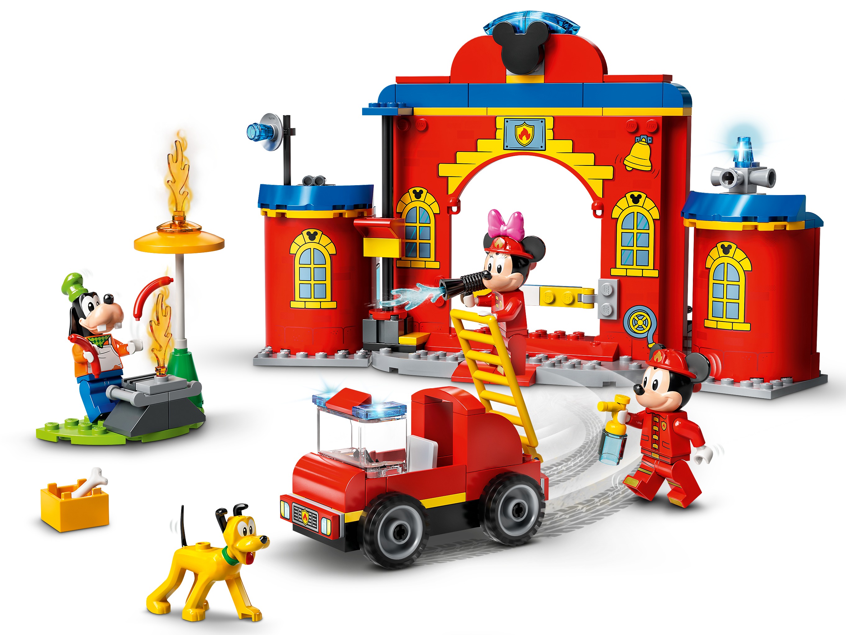 LEGO Disney 10776 - Remiza i wóz strażacki Myszki Miki i przyjaciół