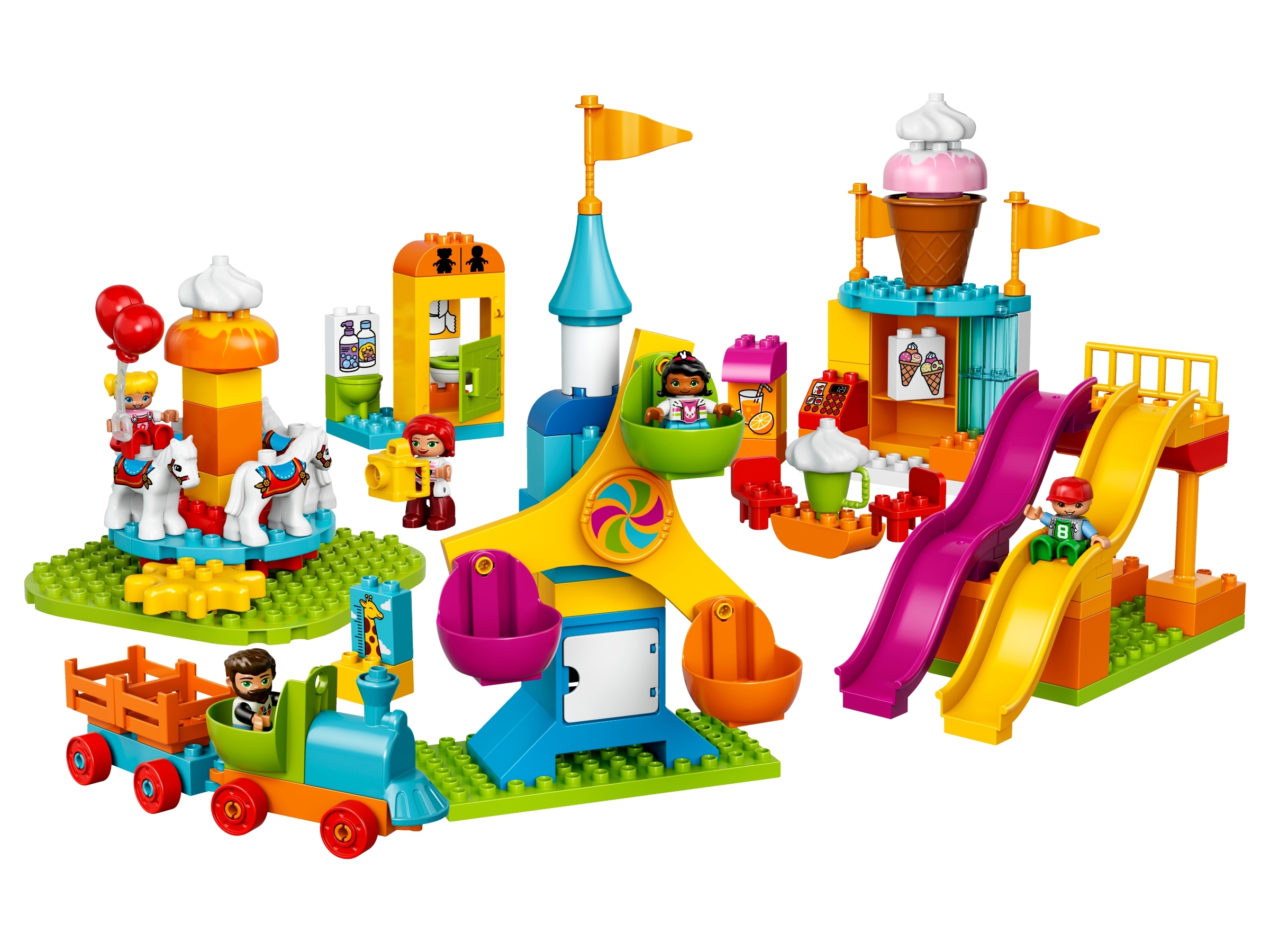 Klocki Lego Duplo 10840, Duże Wesołe Miasteczko