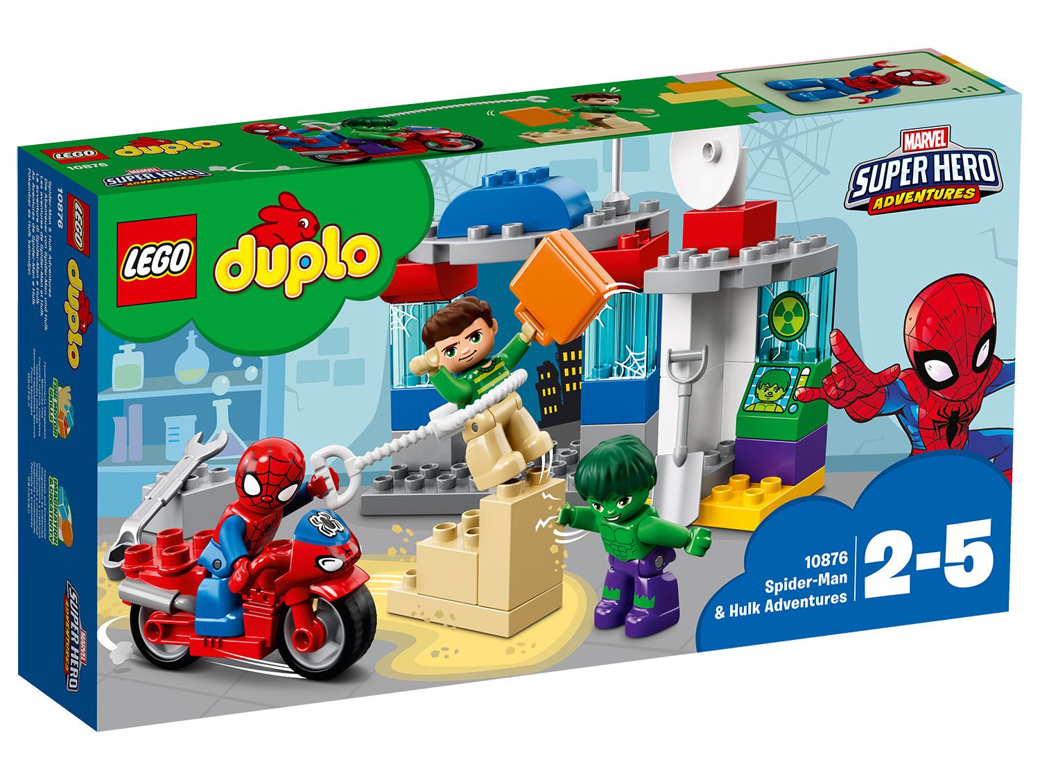 Lego Duplo 10876 Przygody Spider-Mana i Hulka
