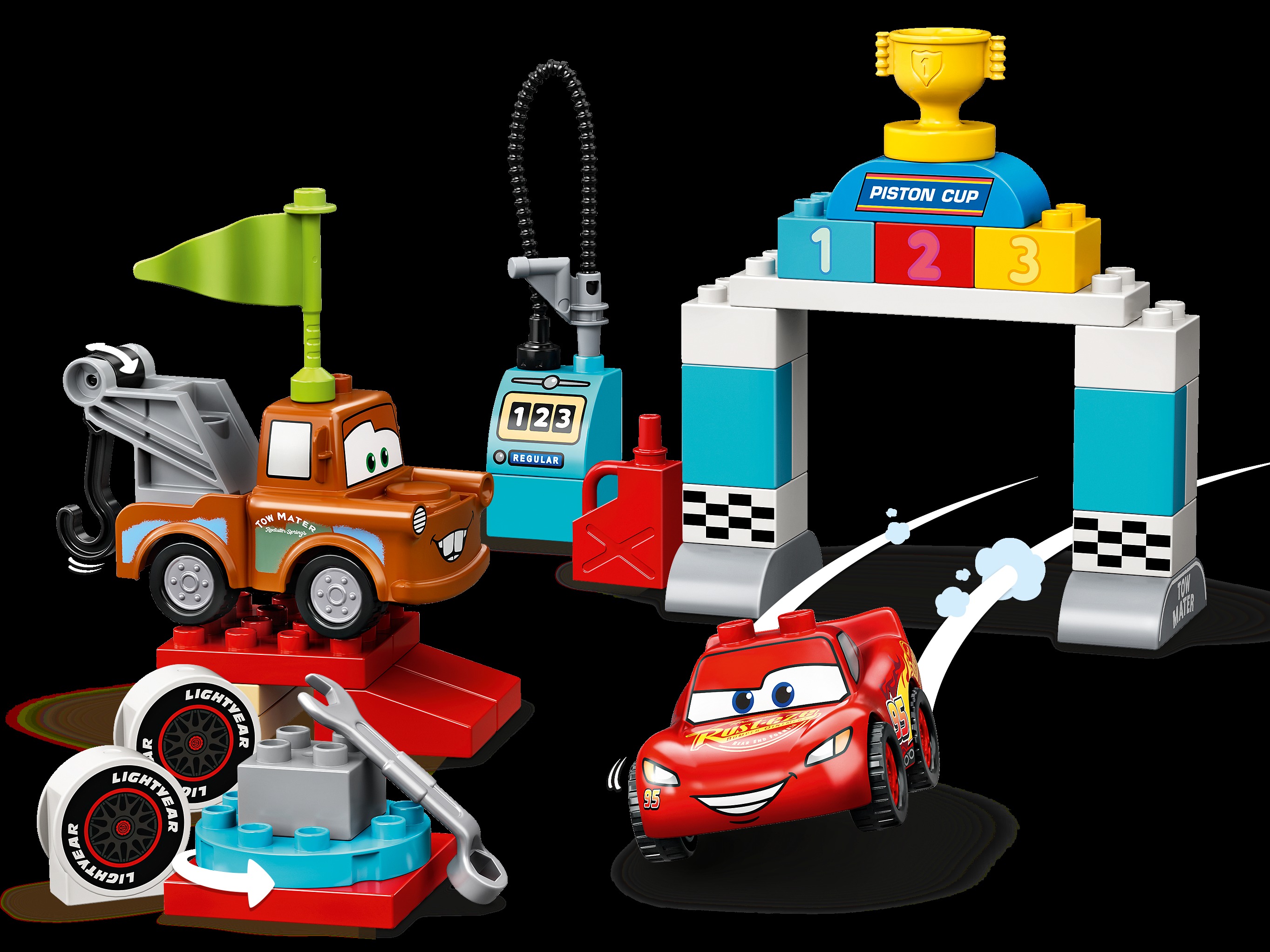 LEGO Duplo 10924 Zygnak McQueen na wyścigach