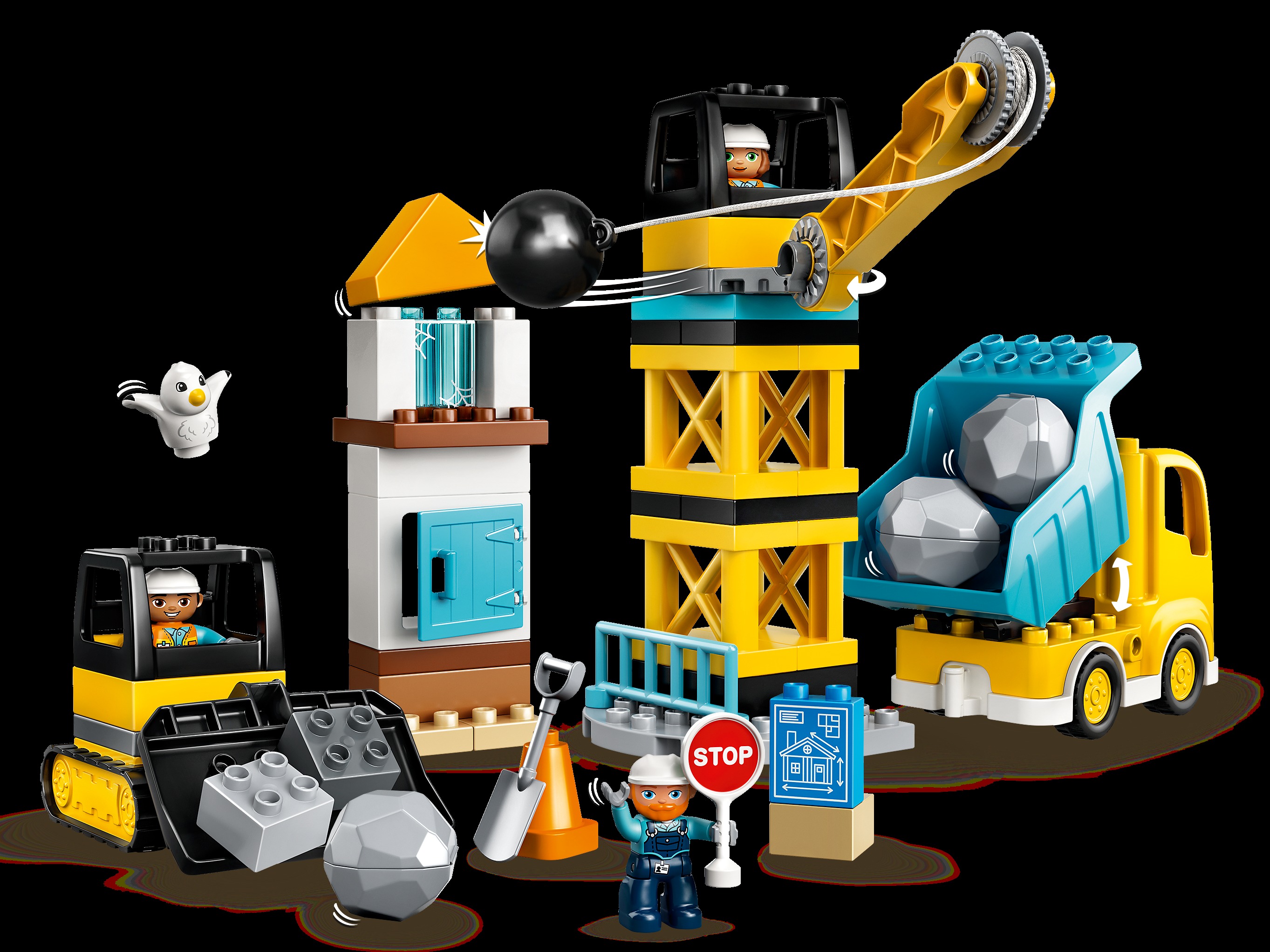 LEGO Duplo 10932 - Rozbiórka kulą wyburzeniową