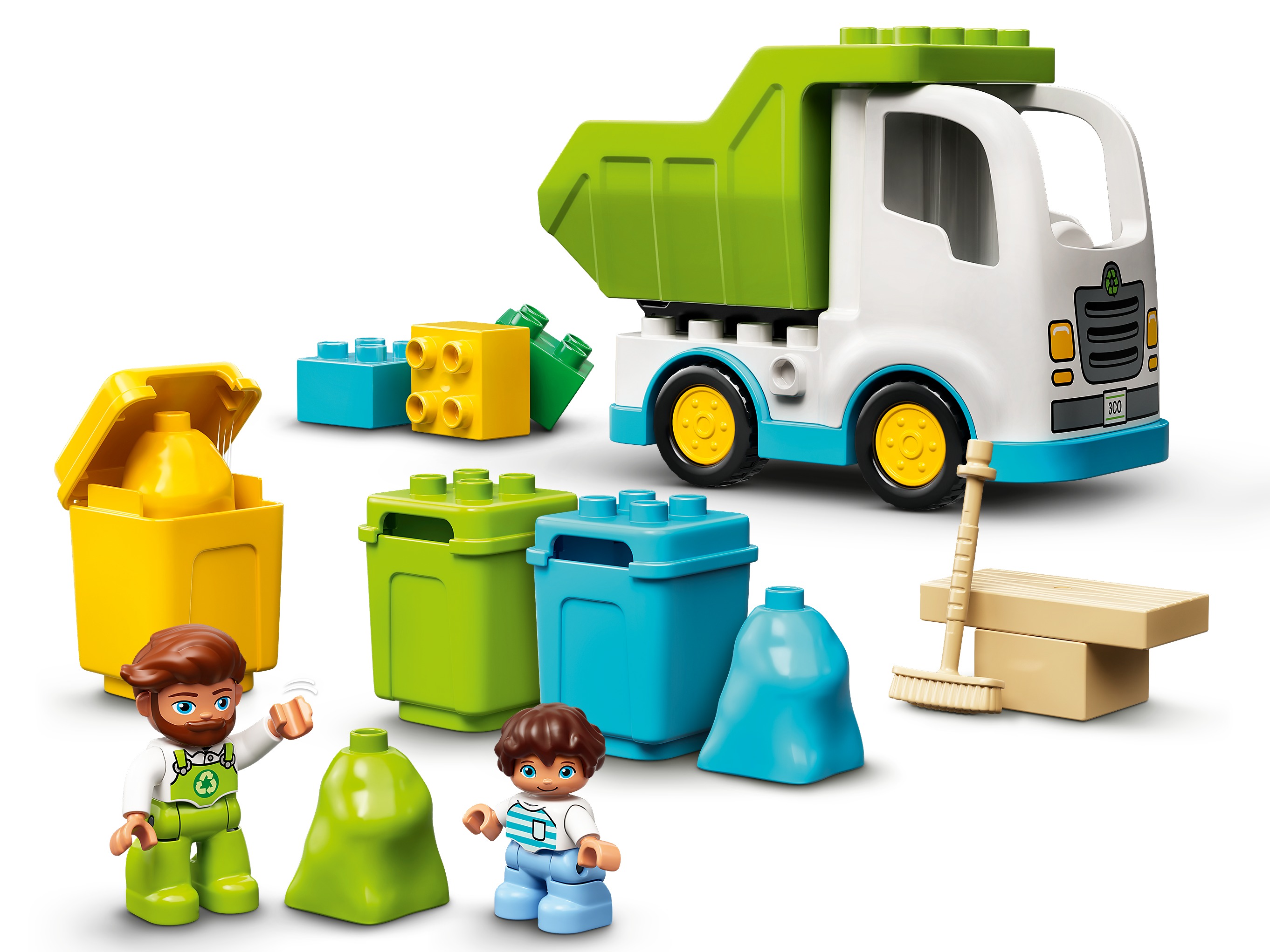 LEGO Duplo 10945 - Śmieciarka i recykling