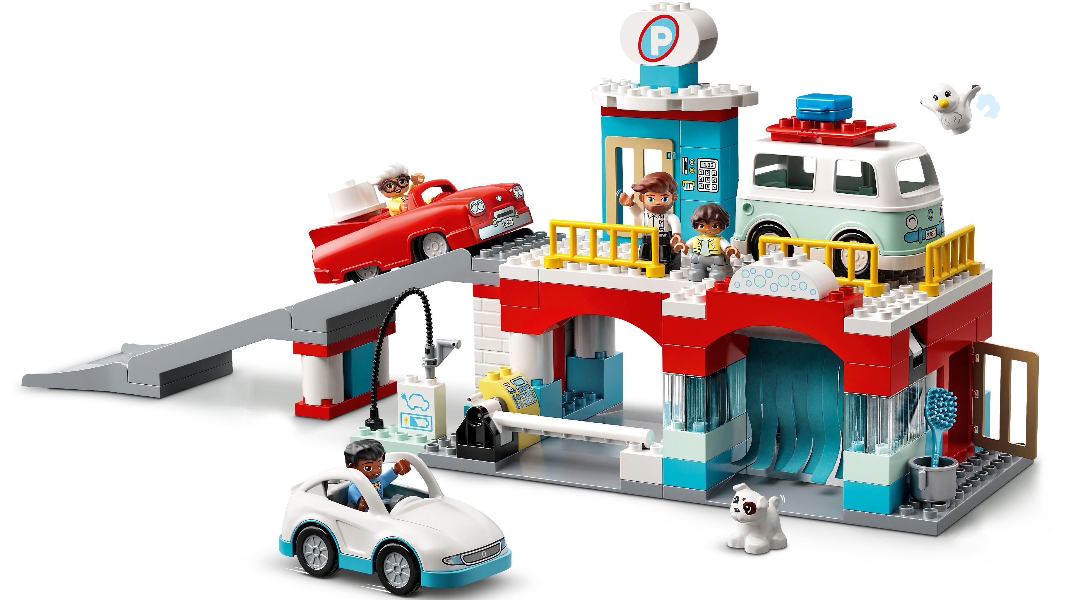 LEGO Duplo 10948 - Parking piętrowy i myjnia samochodowa