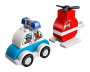 LEGO Duplo 10957 - Helikopter strażacki i radiowóz