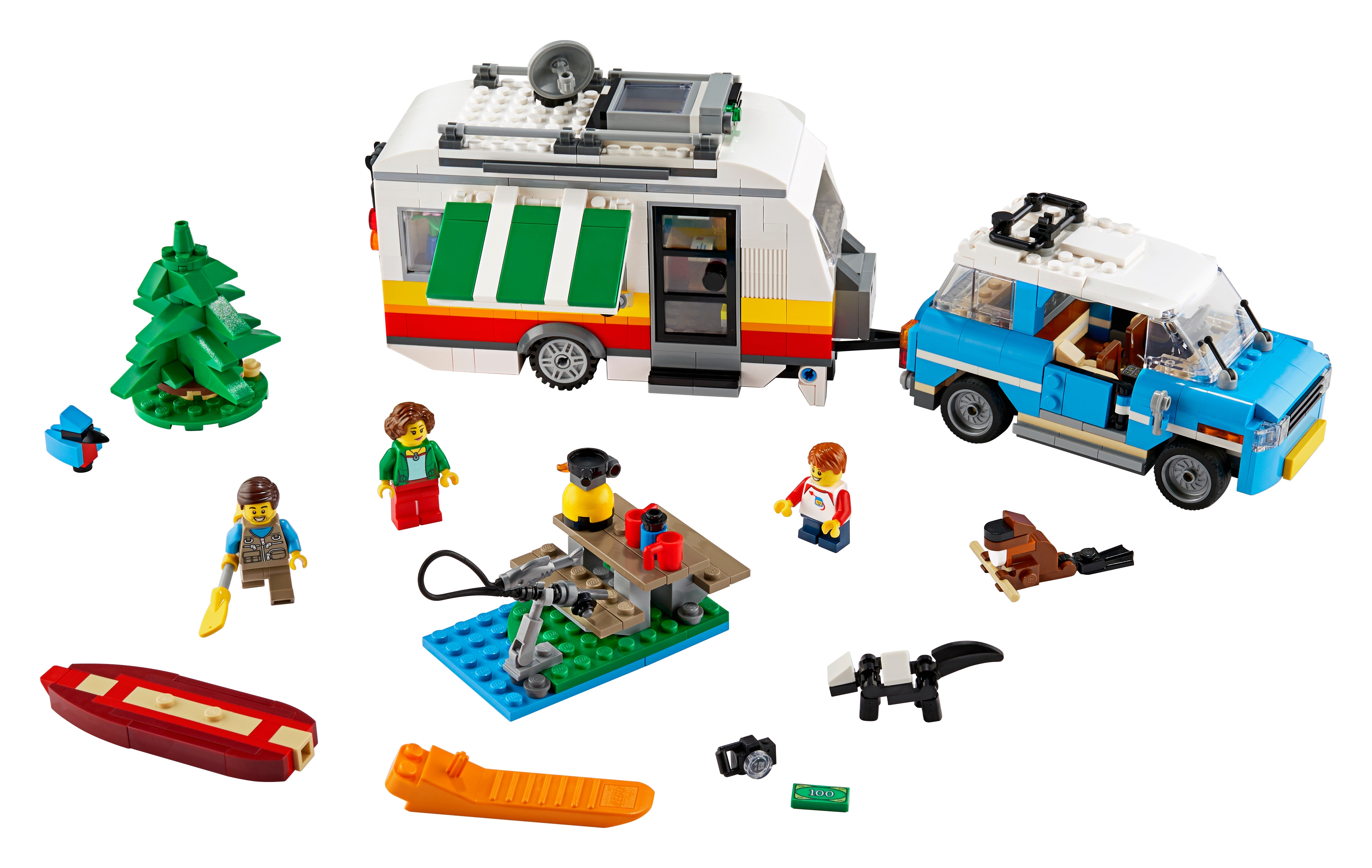 LEGO Creator 3w1 Wakacyjny kemping z rodziną 31108