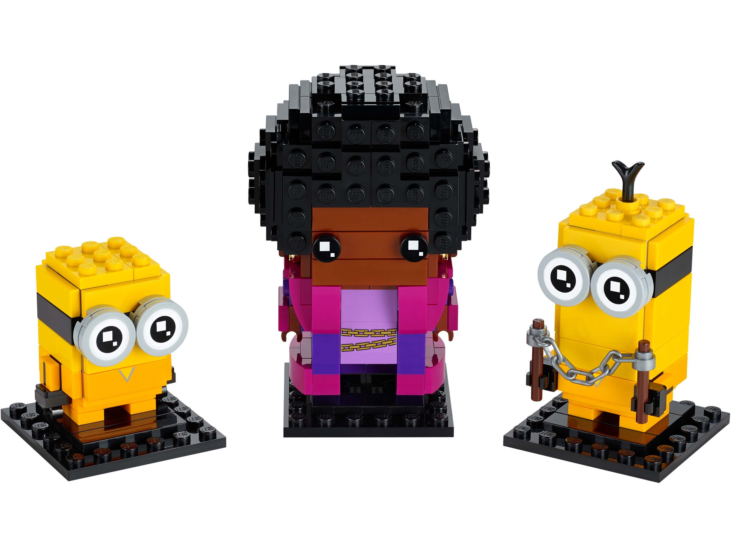 LEGO BrickHeadz 40421 - Belle Bottom, Kevin i Bob