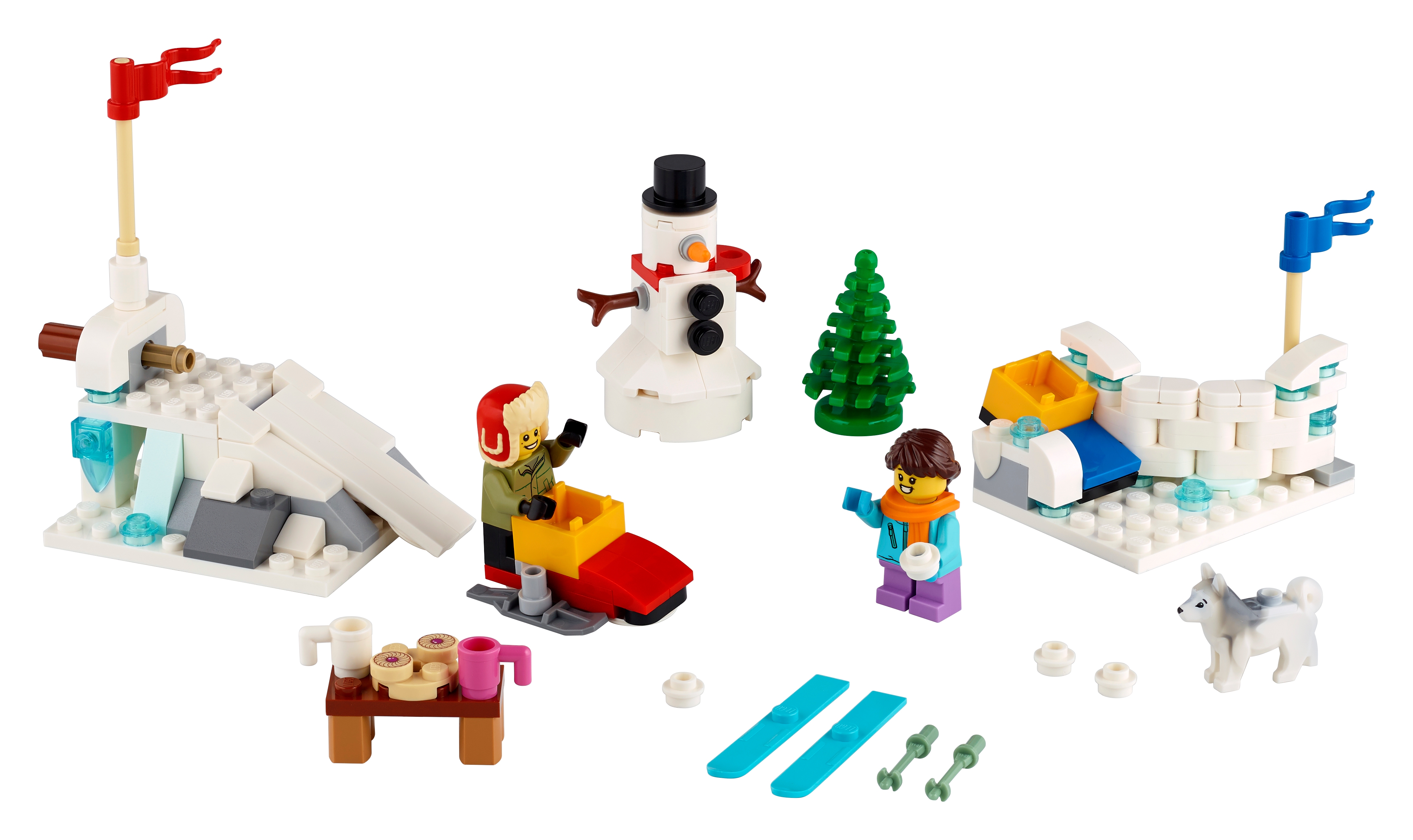 LEGO 40424 - Zabawa śnieżkami