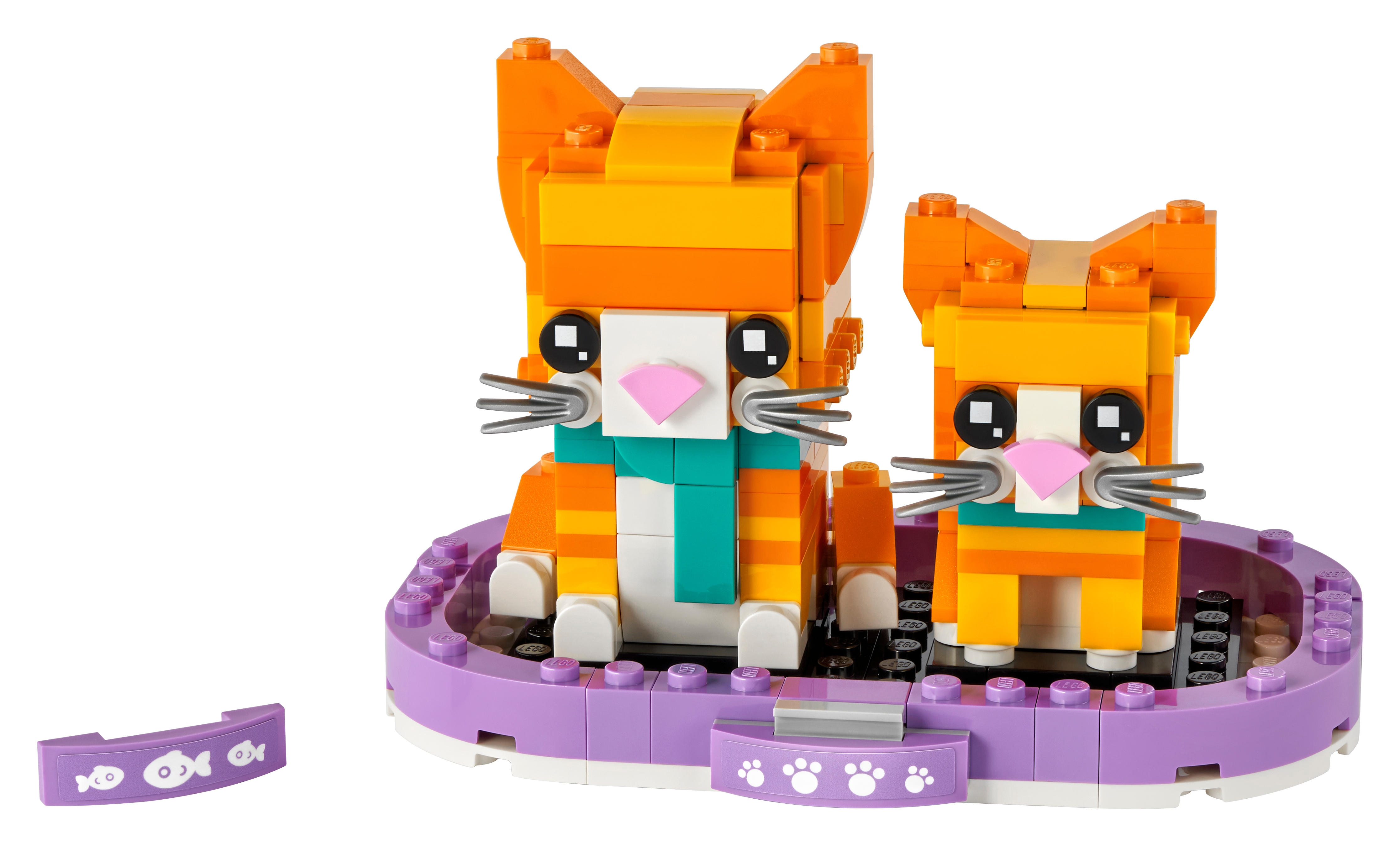 LEGO BrickHeadz 40480 - Pręgowany rudy kot
