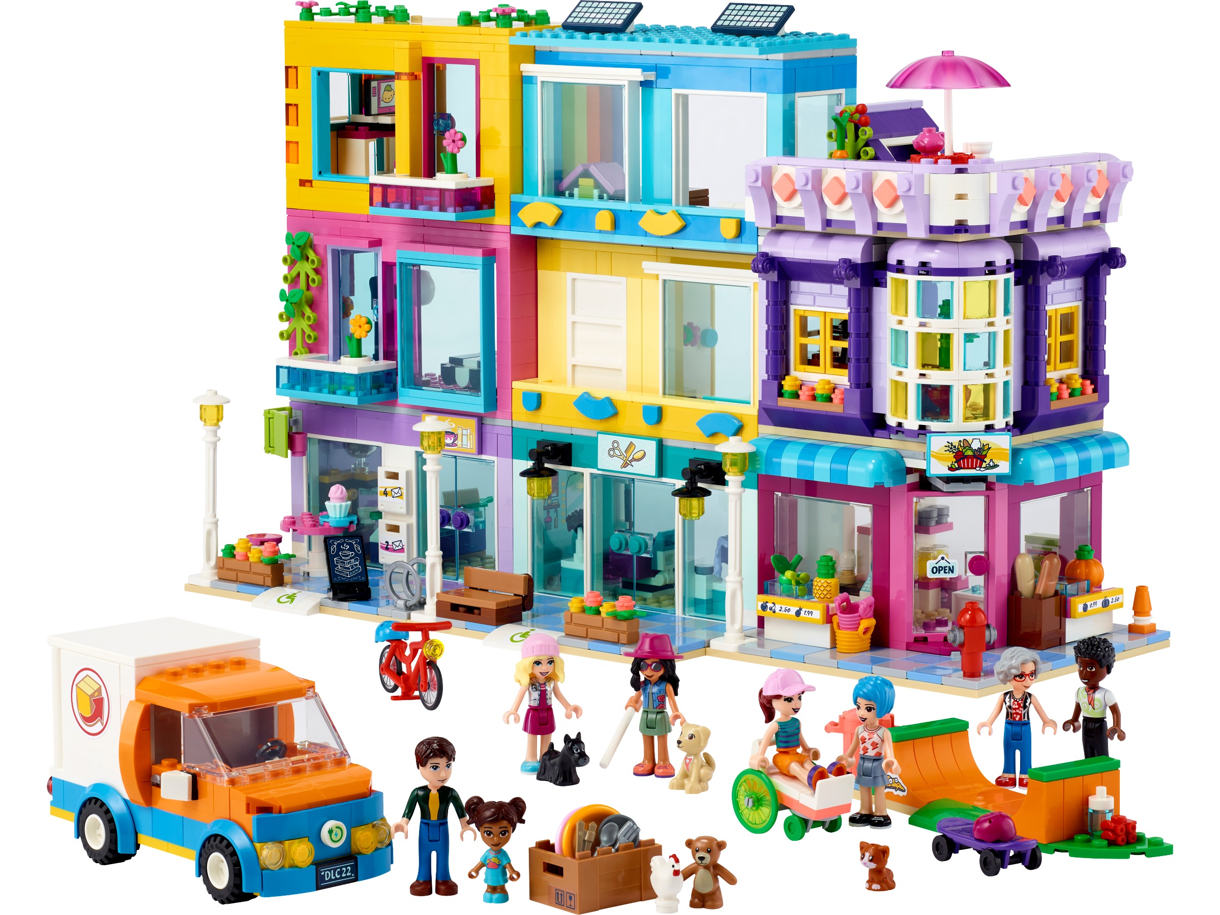 LEGO Friends 41704 - Budynki przy głównej ulicy
