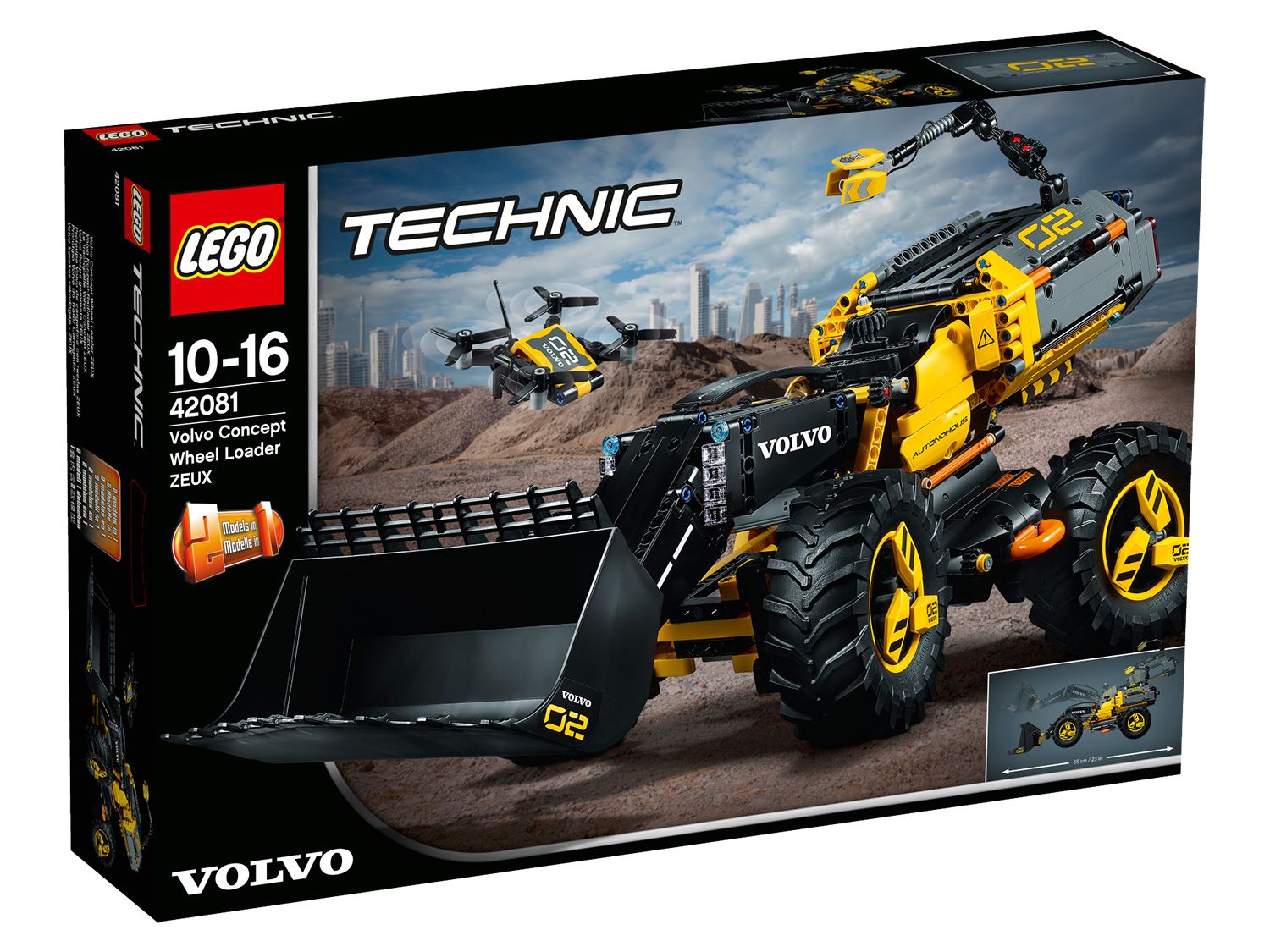 Klocki LEGO Technic 42081 Volvo ładowarka kołowa ZEUX