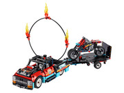 LEGO Klocki Technic Furgonetka i motocykl kaskaderski 42106