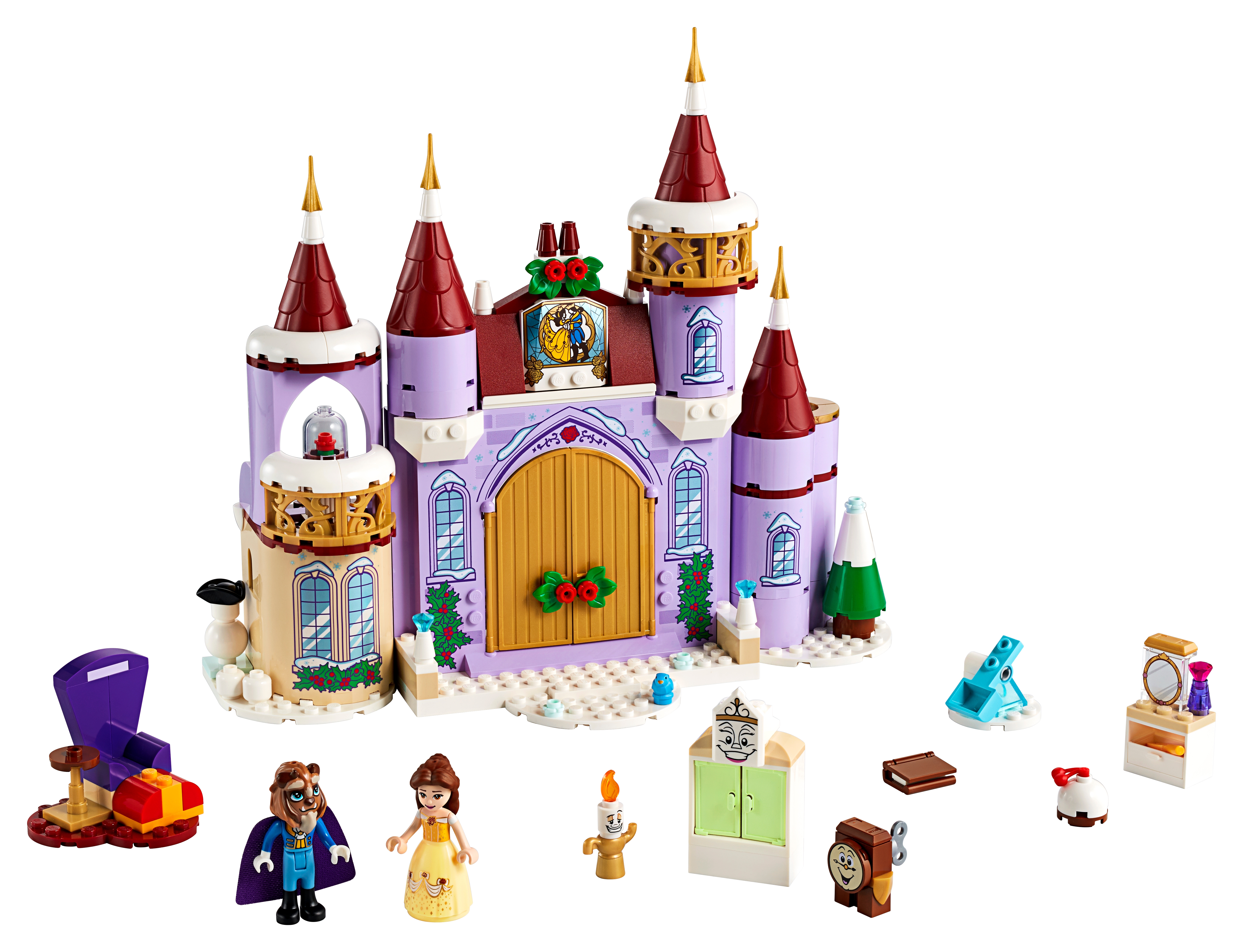 LEGO Disney 43180 - Zimowe święto w zamku Belli