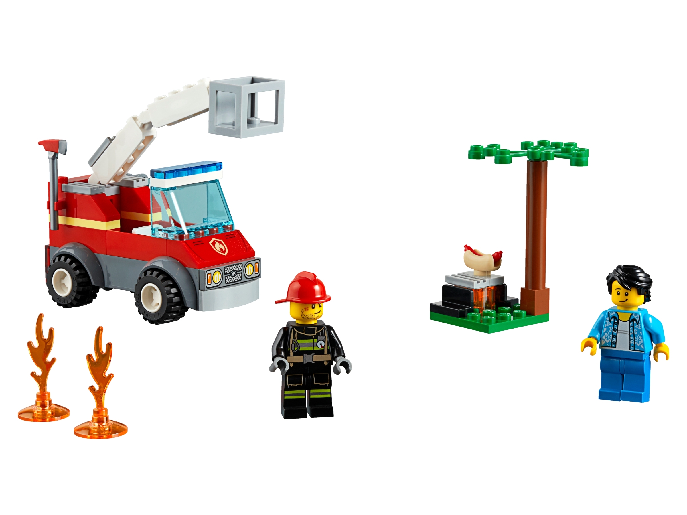Klocki Lego City 60212, Płonący grill