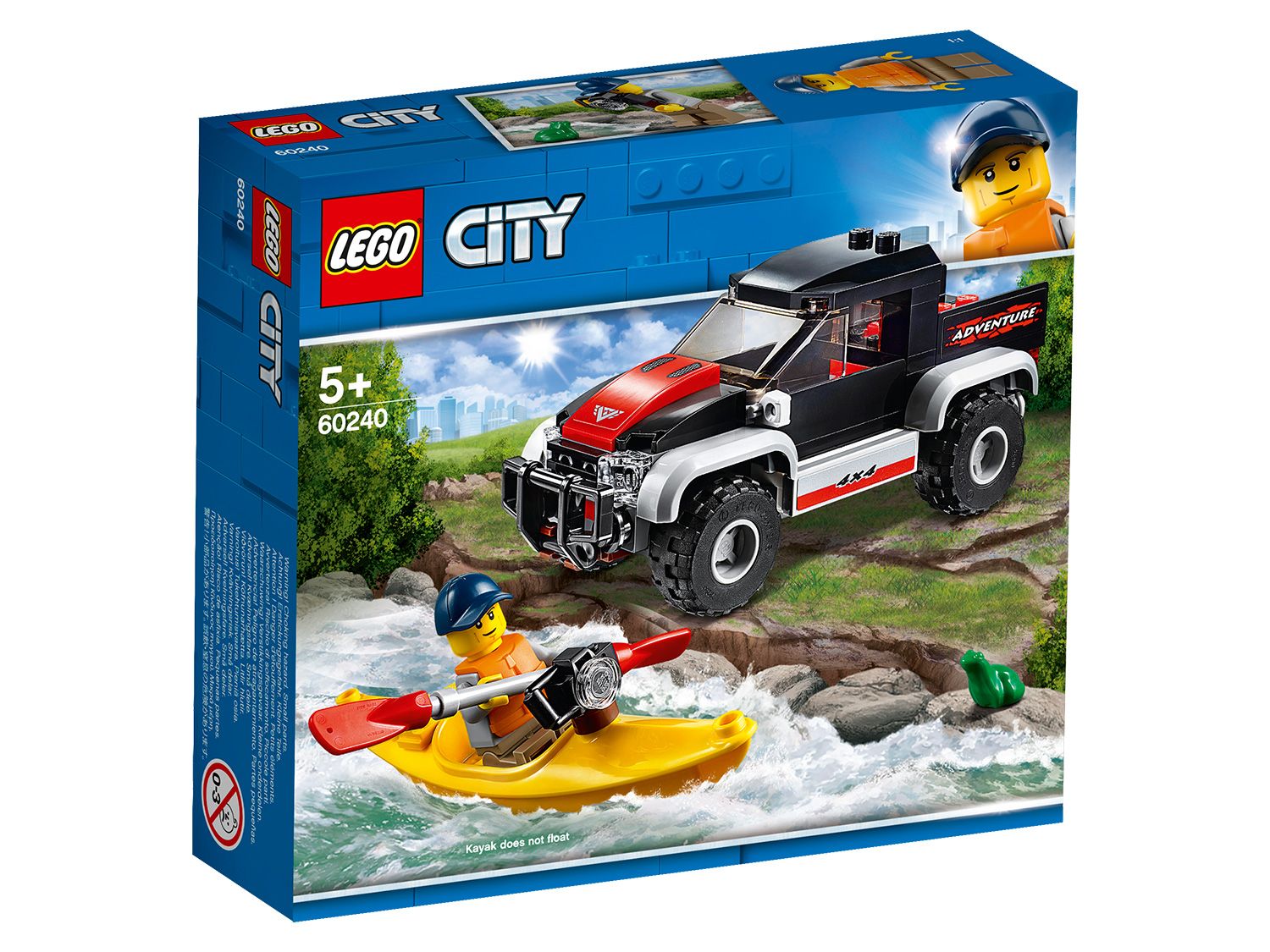 Klocki Lego City 60240, Przygoda w kajaku