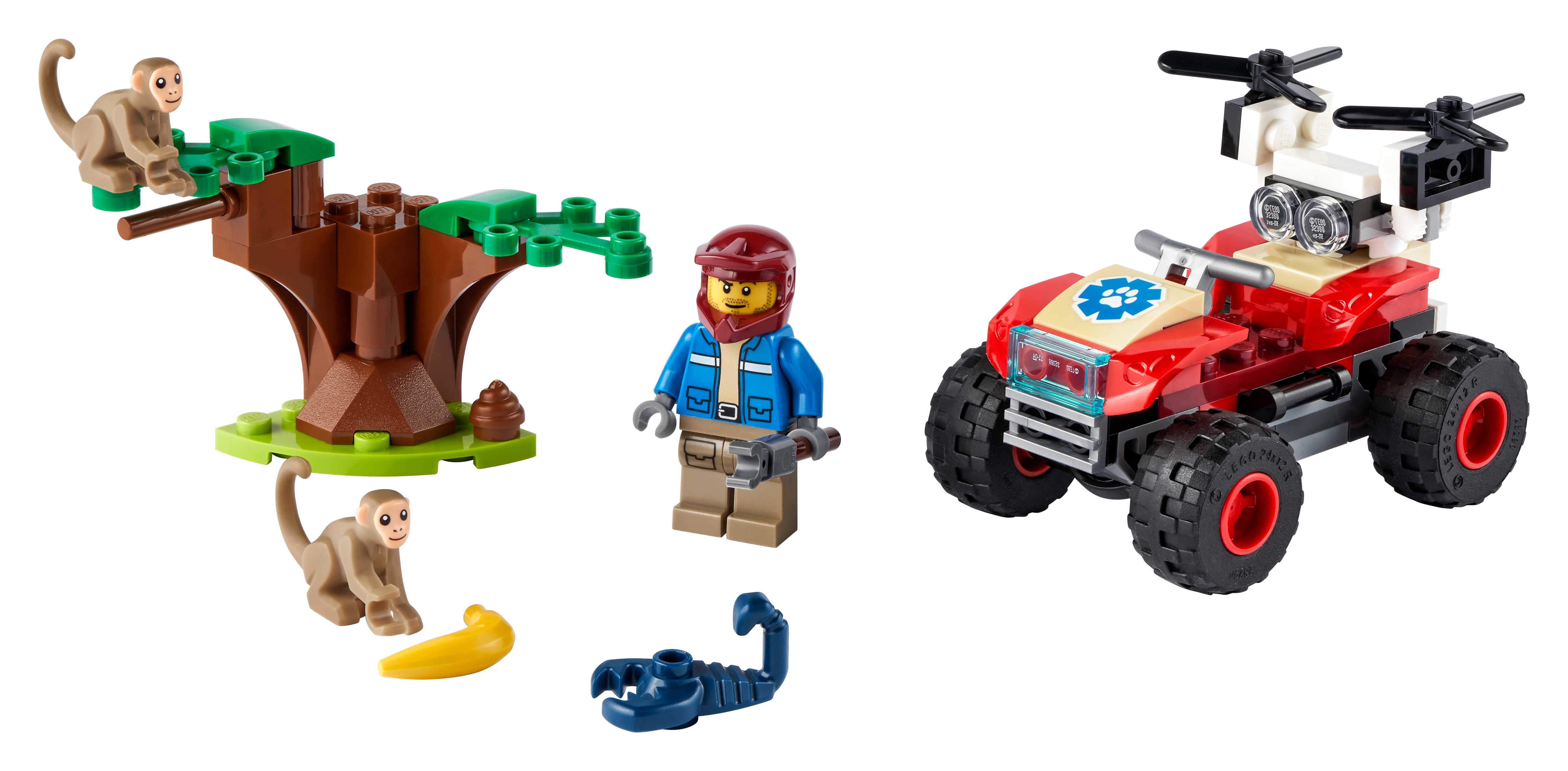 LEGO City 60300 - Quad ratowników dzikich zwierząt
