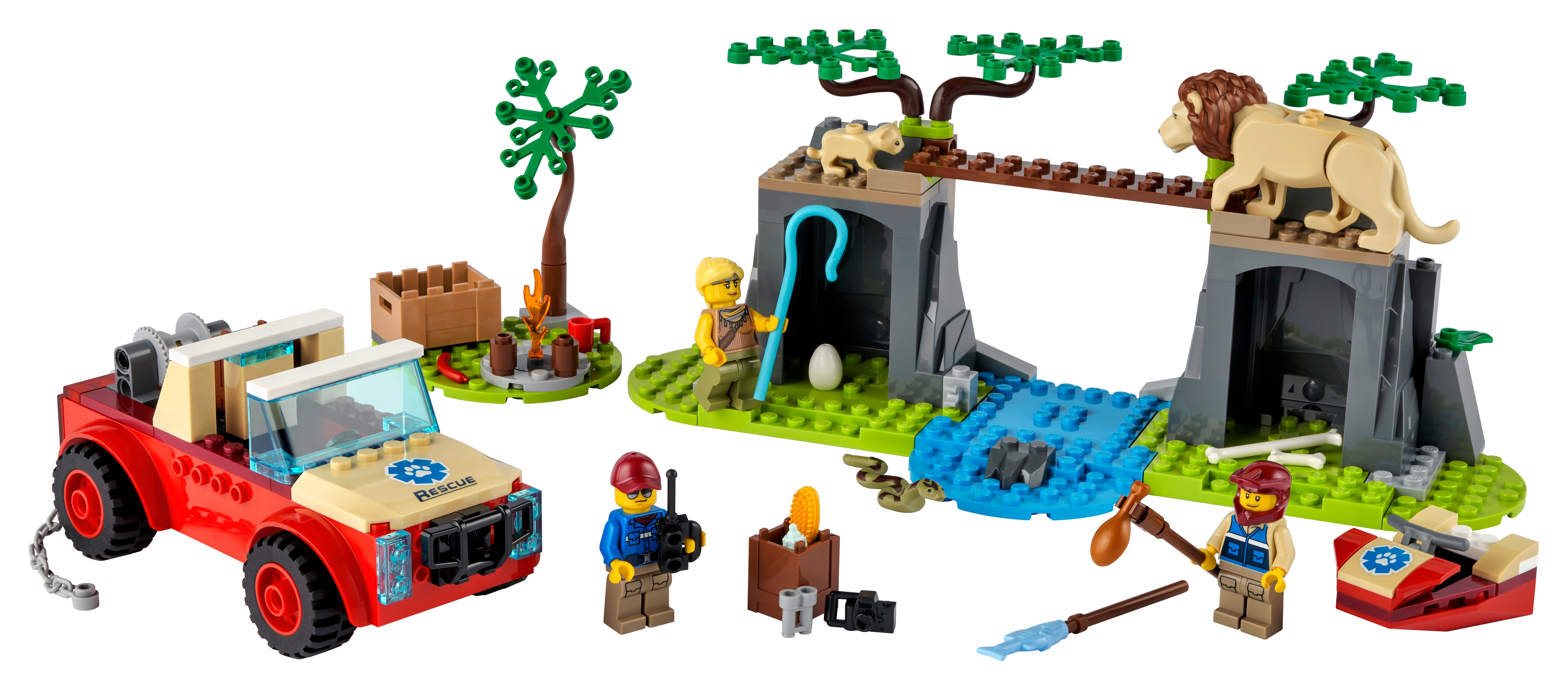 LEGO City 60301 - Terenówka ratowników dzikich zwierząt