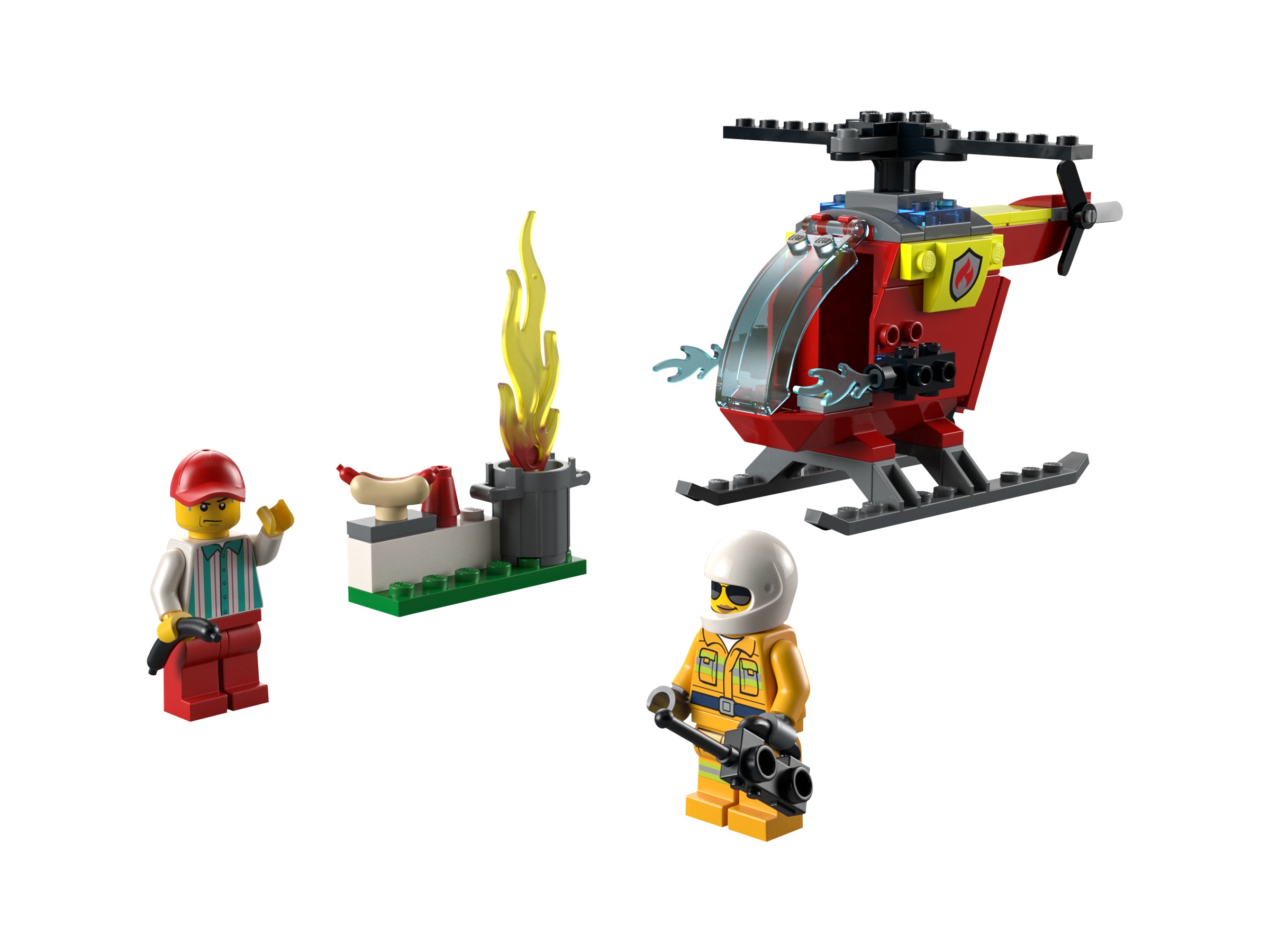 LEGO City 60318 - Helikopter strażacki