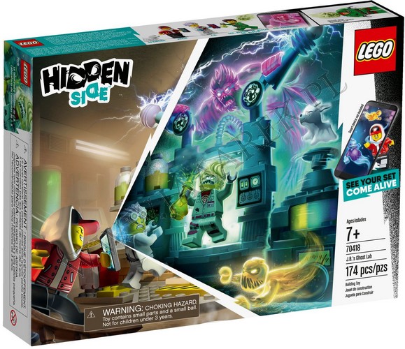Klocki Lego Hidden Side 70418, Laboratorium duchów
