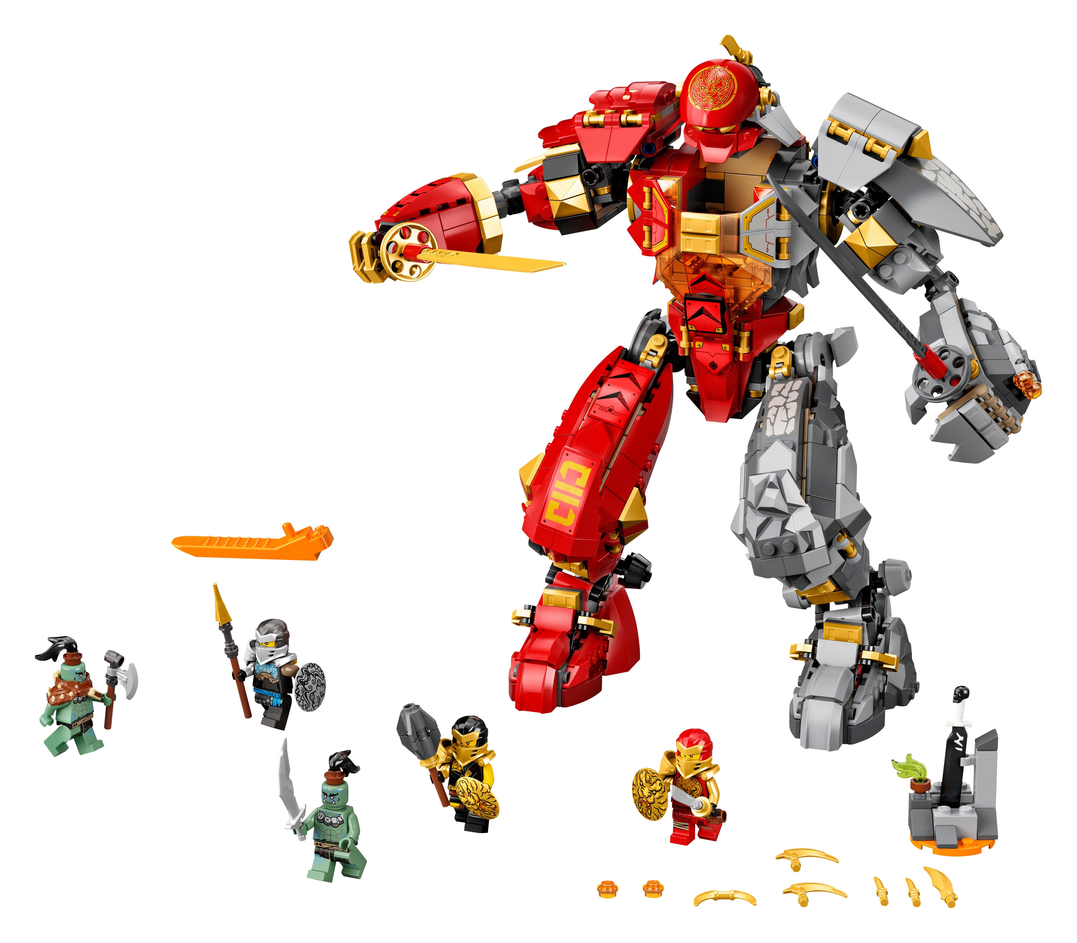LEGO Ninjago 71720 - Mech z ognia i kamienia
