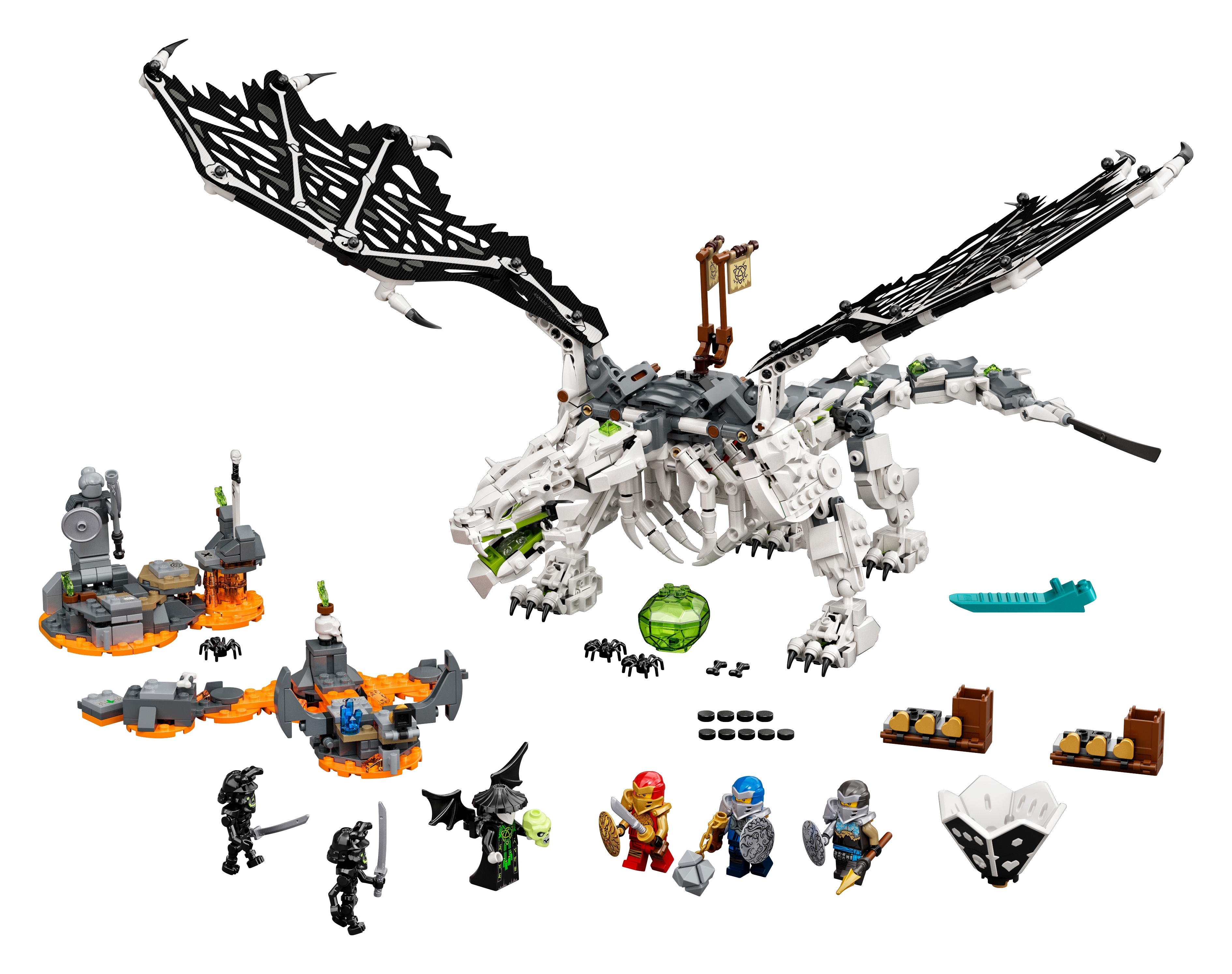 LEGO Ninjago 71721 - Smok Szkieletowego Czarownika