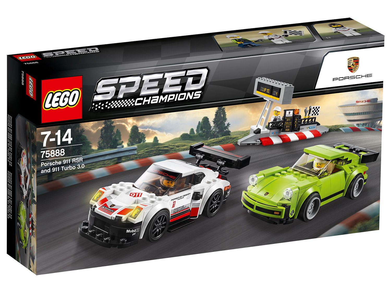 LEGO SPEED CHAMPIONS Porsche 911RSR i 911T 75888