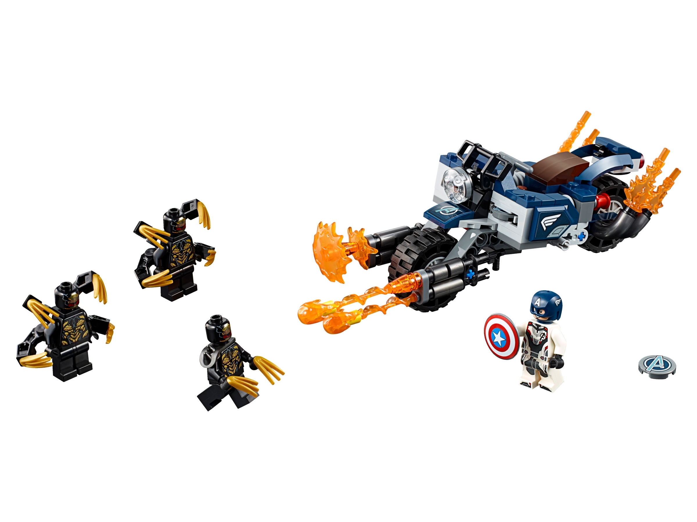 Klocki LEGO 76123 - Kapitan Ameryka