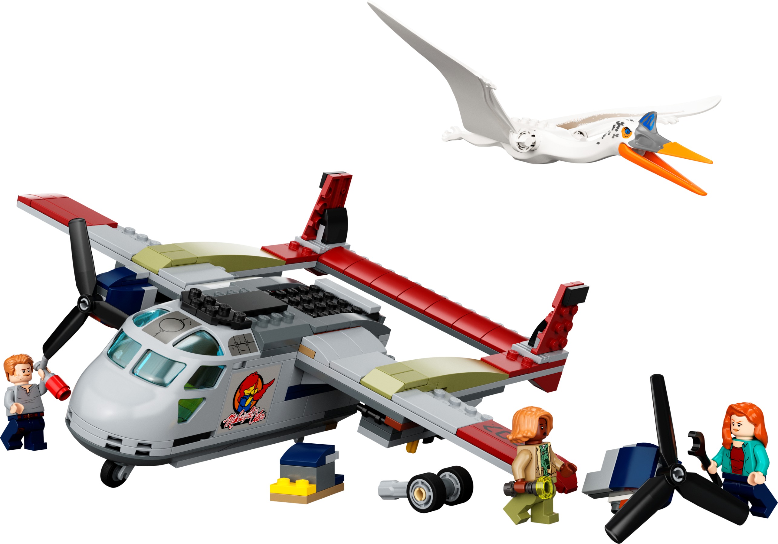 LEGO Jurassic World 76947 - Kecalkoatl: zasadzka z samolotem