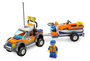 Lego Samochód terenowy i skuter wodny straży przybrzeżnej 7737