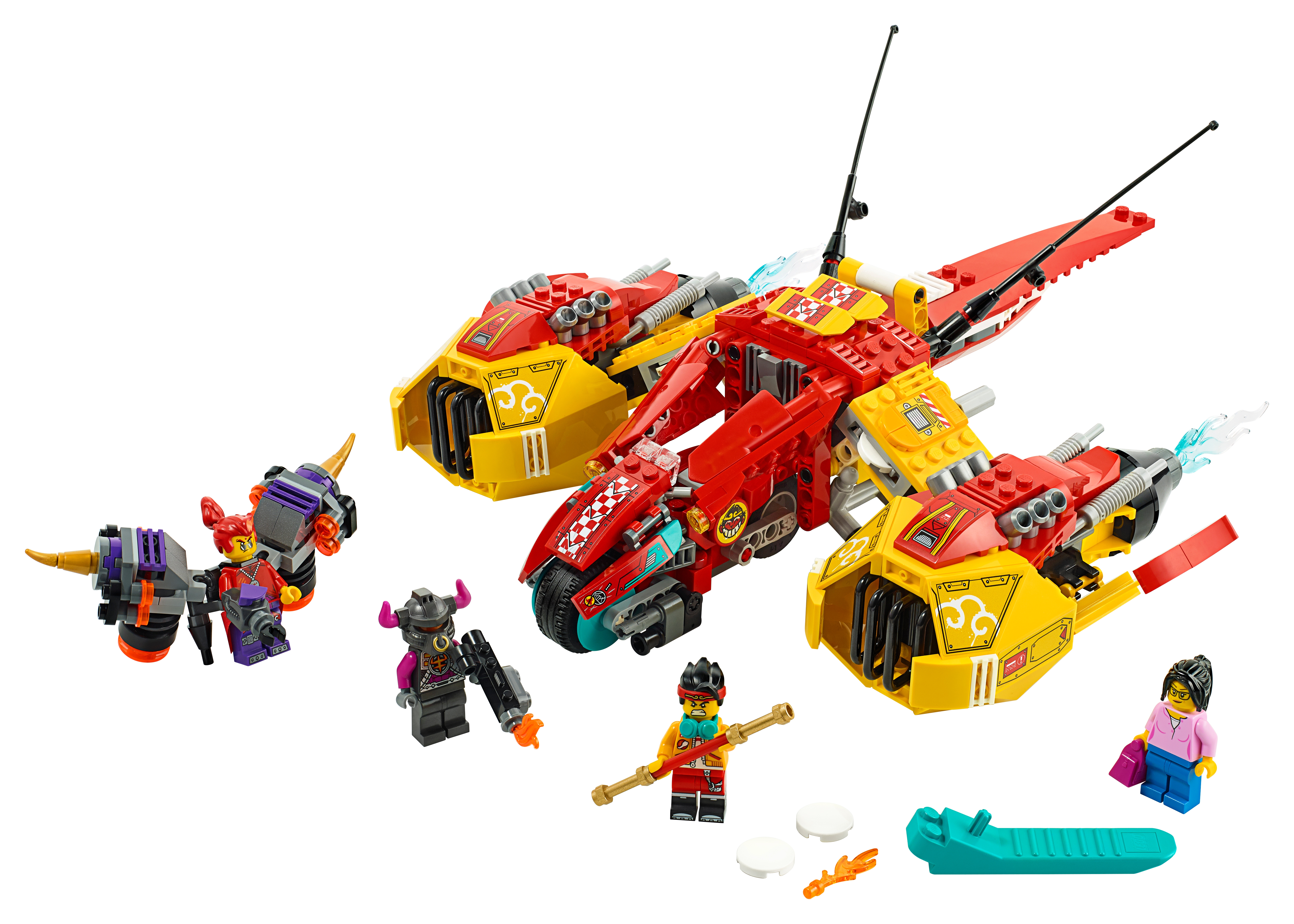 LEGO Monkie Kid 80008 - Odrzutowiec Monkie Kida
