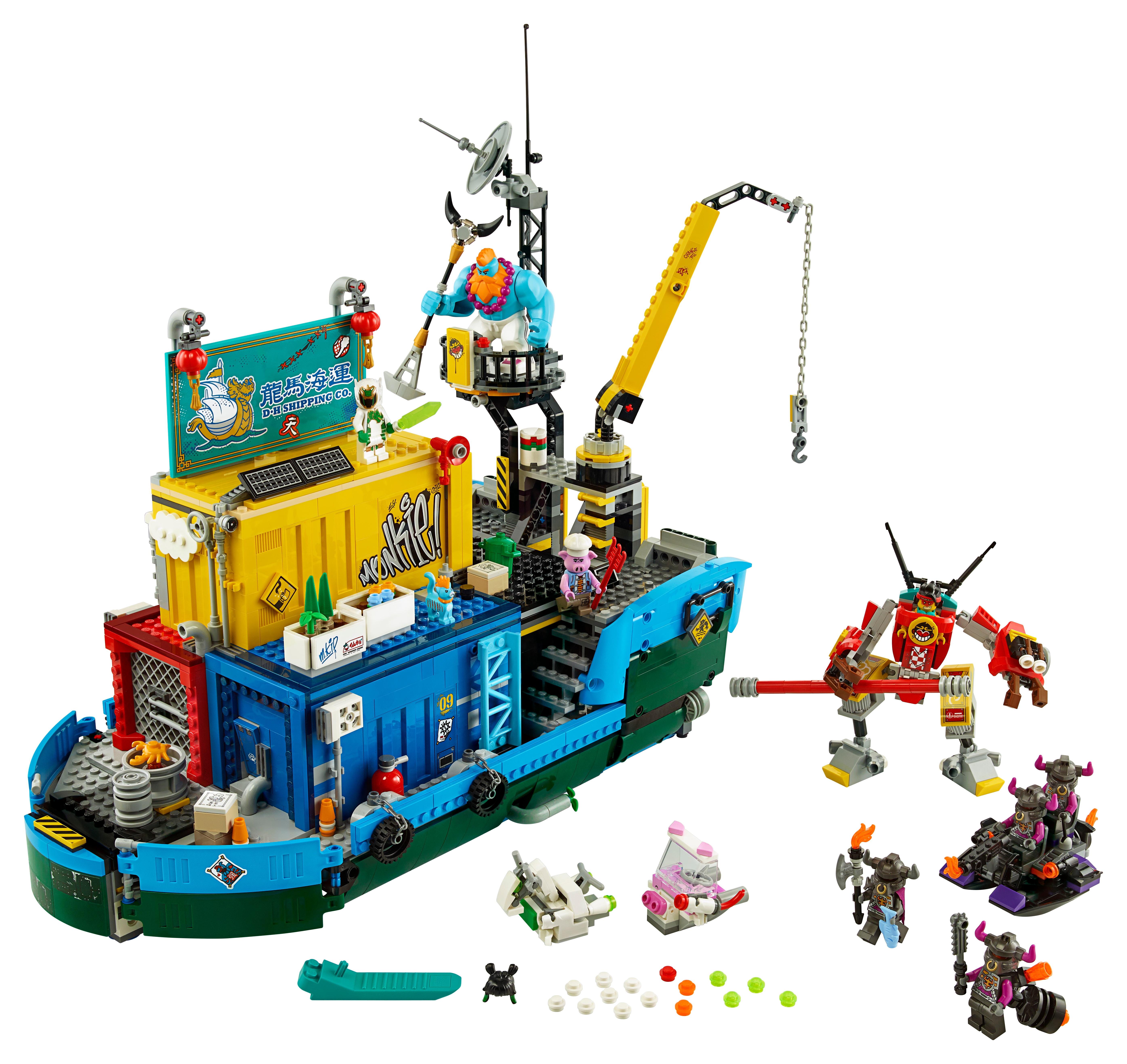 Lego Monkie Kid 80013 - Tajne dowództwo ekipy Monkie Kida