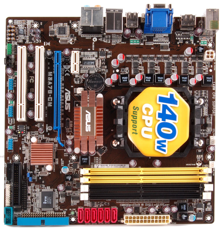 Płyta główna Asus M3A78-CM AMD 790V AM2+ mATX