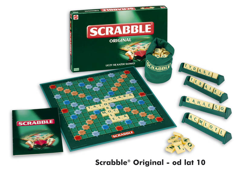 Mattel Gra Scrabble Original 51289