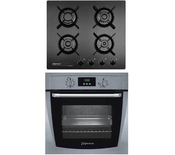 Piekarnik z płytą gazową Mastercook ME-165 X + GCF-64 SI