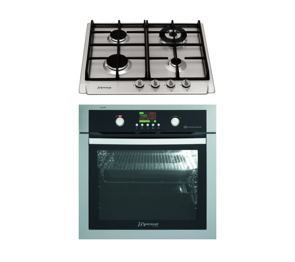 Piekarnik z płytą gazową Mastercook MF-800 X + 2MI-4GLST X
