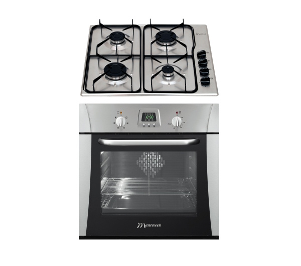 Piekarnik z płytą gazową Mastercook MF6E X + MID-4GL X