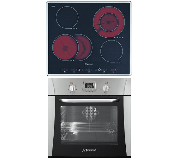 Piekarnik elektr. z płytą ceramiczną Mastercook MF6E X + C3D60Z2 X