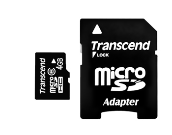 Karta pamięci Transcend microSDHC 4GB Class6