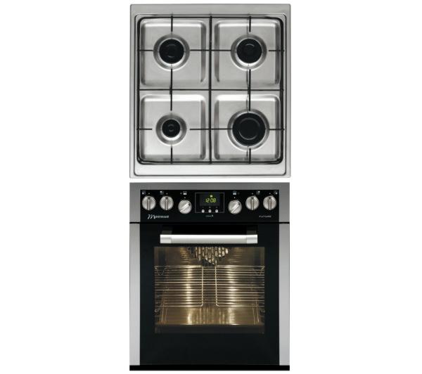 Piekarnik z płytą gazową Mastercook MPW6E FX + MPW-4GLS X