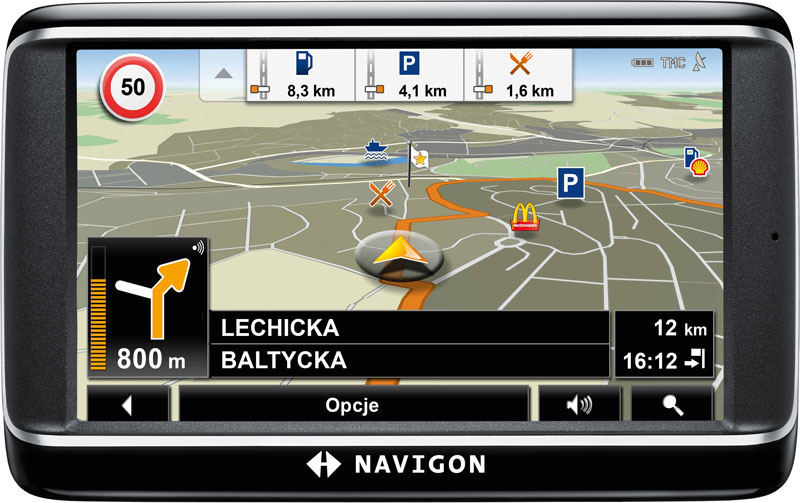 Nawigacja samochodowa Navigon N40 Plus Mapa FEU