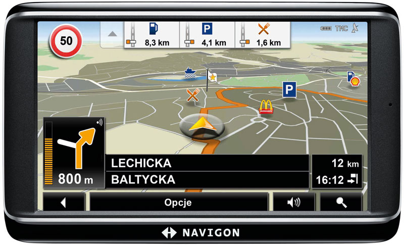 Nawigacja samochodowa Navigon N70 Plus Mapa FEU