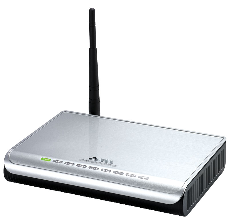 ZyXEL Router xDSL, 4xLAN, 1xUSB, Wireless 802.11a - P-335U