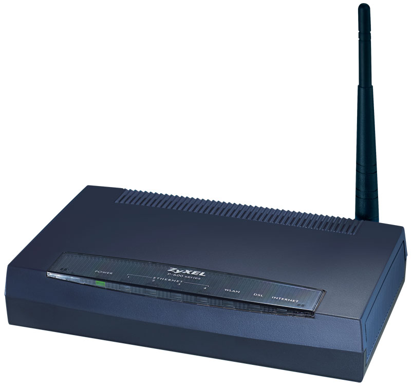 ZyXEL ADSL 2 / 2+ Modem / Router, 4xLAN, Wi-Fi - P-660HW-D1